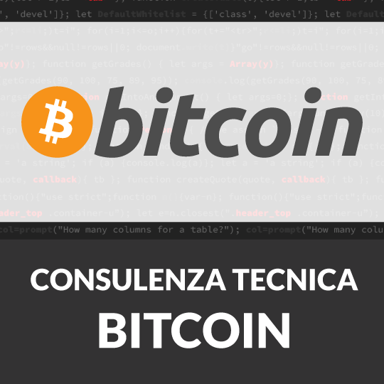 Consulenza Tecnica Bitcoin